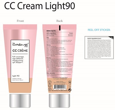 50ml Ndc: 81123-302 (Cc Cream Light90)